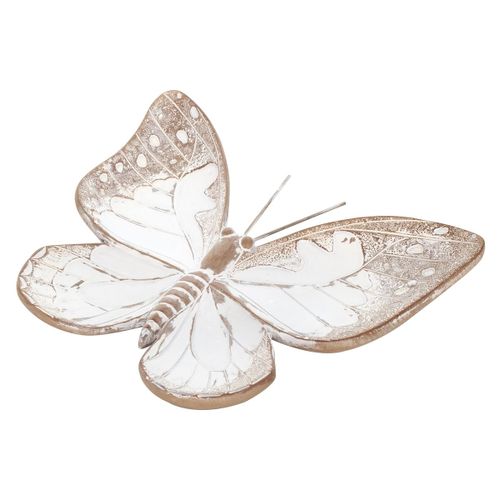 ORIGEN Home Decor Mariposa Bandejas | Figura de Mariposa Gris - 3x21x19cm<br /><br />