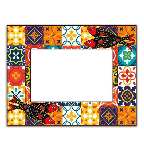 ORIGEN Home Decor Marco De Fotos Marcos | Naranja Rectangular - 16x21x2cm<br /><br />