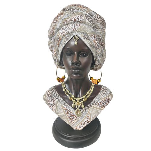 ORIGEN Home Decor Africana Africanas Y Elefantes | Gris - 38x21x16cm<br /><br />