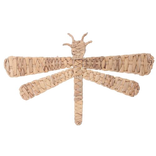ORIGEN Home Decor Adorno De Pared Libelula Cuadros Figura Marrón - 30x48x2cm<br /><br />