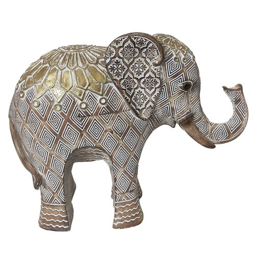 ORIGEN Home Decor Elefante Africanas Y Elefantes Figura de Elefante Gris - 20x25x9cm<br /><br />