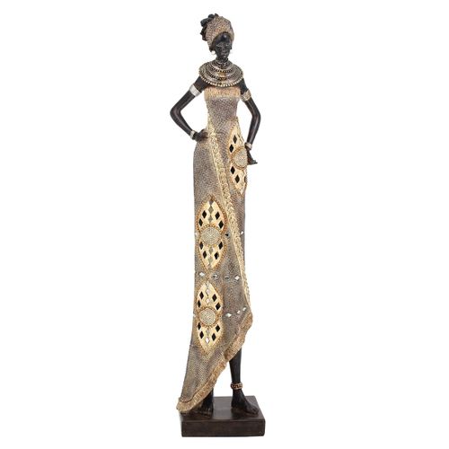 ORIGEN Home Decor Africana Africanas Y Elefantes Beige 53x12x9cm<br /><br />