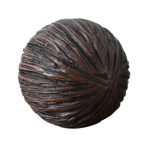 Signes Grimalt By SIGRIS - Bola decorativa Gris de Resina | Bola de Decoración Bola Decorativa Bolas Decorativas De Centro De Mesa 10x10x10cm