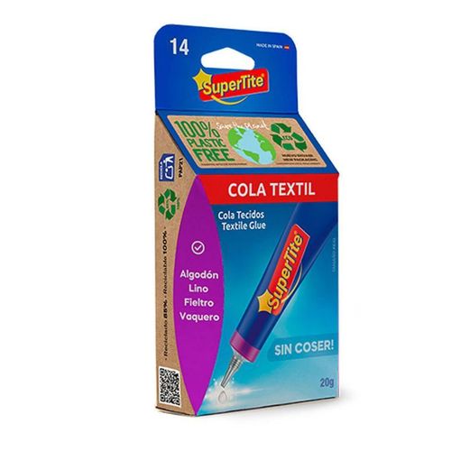Supertite 2414 Colle Rapide Tissu 20g, Multicolore