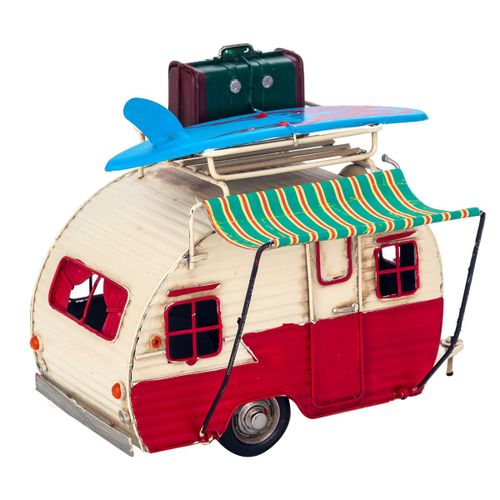 Signes Grimalt By Sigris - Figura Caravana Regalo | Vehiculos Rojo - 20x19x24 cm