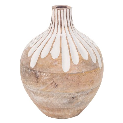 ORIGEN Home Decor Jarrón | Jarrón Rojo - 20x16x16cm