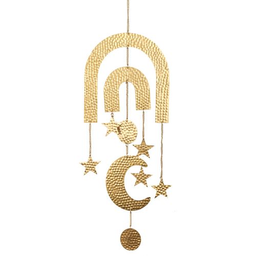 Origen Home Decor Movil Lunas Colgantes Marrón 75x23x1cm - Decoración Hogar Moderna Y Elegante<Br /><Br />