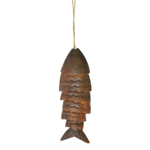 Origen Home Decor Colgante Pez Jarrones Y Portavelas | Colgante Marrón - 17x7x3cm<Br /><Br />