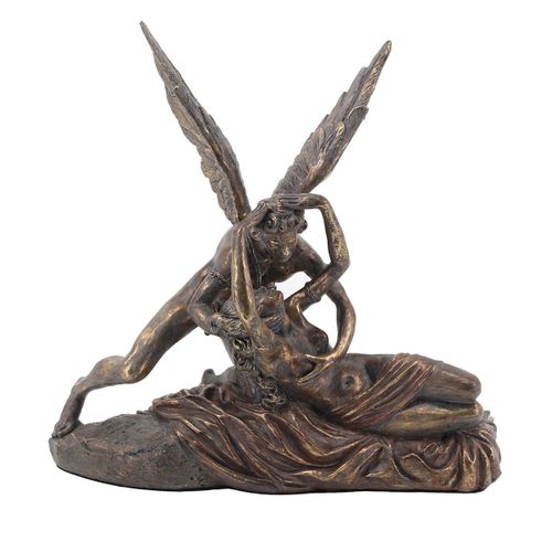 ORIGEN Home Decor Figura de Persona Bronce - Figura Gris 28x30x15cm<br /><br />