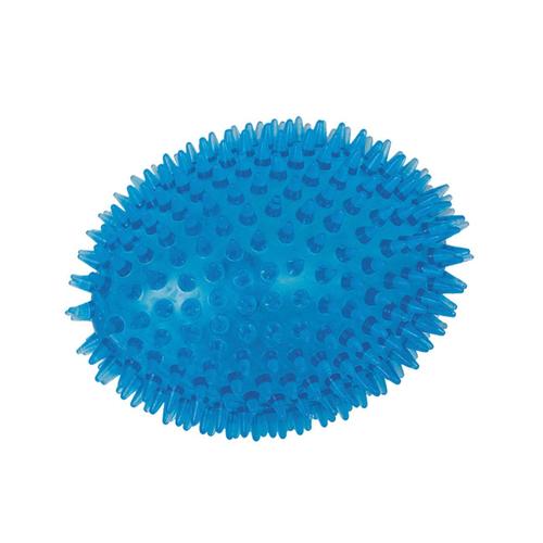 Nobby Jouet Pour Chien Spiky Rugby Balle Bip Bleu 11 Cm