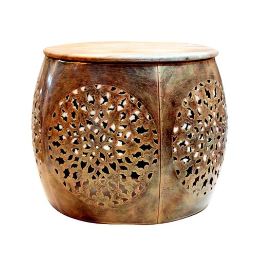 Origen Home Decor Mesa Mueble Auxiliar | Mesa Auxiliar Dorado - 40x55x55cm