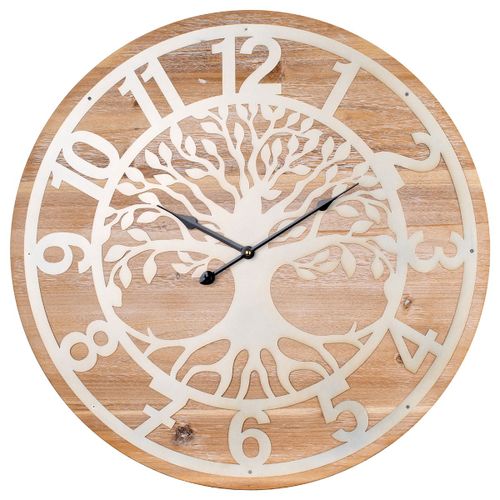 ORIGEN Home Decor Reloj Relojes Marrón Redondo 60x60x4cm<br /><br />