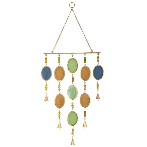 Origen Home Decor Movil Circulos Colgantes Beige 70x32x2cm - Diseño Único Y Versátil<Br /><Br />