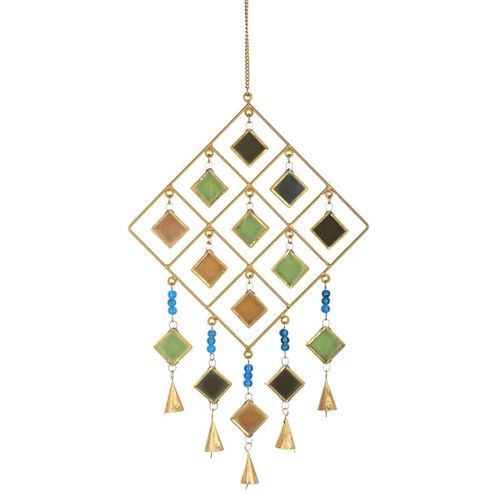 Origen Home Decor Movil Rombos Colgantes Beige 60x29x2cm - Diseño Único Y Versátil<Br /><Br />