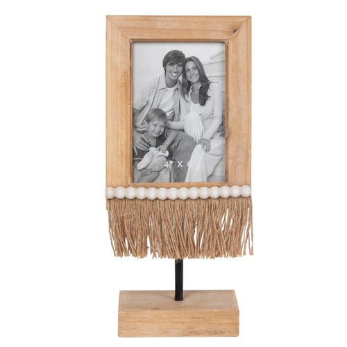 ORIGEN Home Decor Marco de fotos Marcos | Figura de Sobremesa Marrón Rectangular - 31x14x8cm