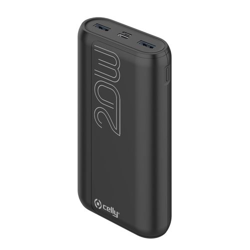 Power Bank Celly 20a Pd 22w Negro