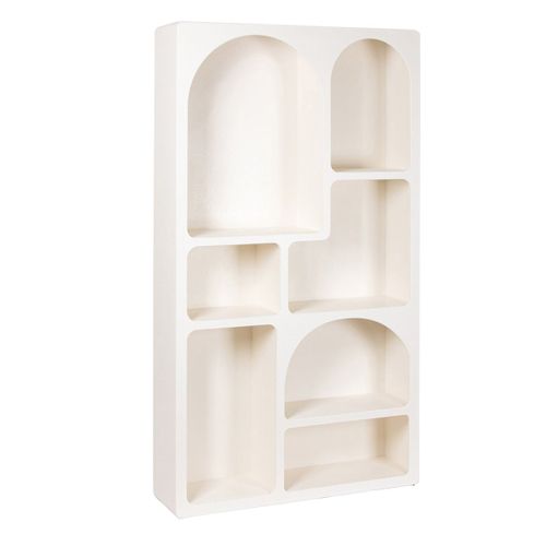 Origen Home Decor Mueble Estanteria Mueble Auxiliar | Estantería Blanco - 180x97x26cm