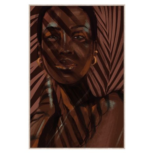 Signes Grimalt By SIGRIS - Cuadro Africana Marrón de Pintura | Cuadro Cuadros Decoracion Salon Cuadros Para Dormitorios Modernos 123x5x83cm