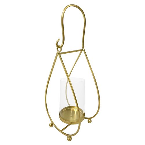 Origen Home Decor Candelabro Jarrones Y Portavelas | Candelabro Dorado - 44x18x13cm