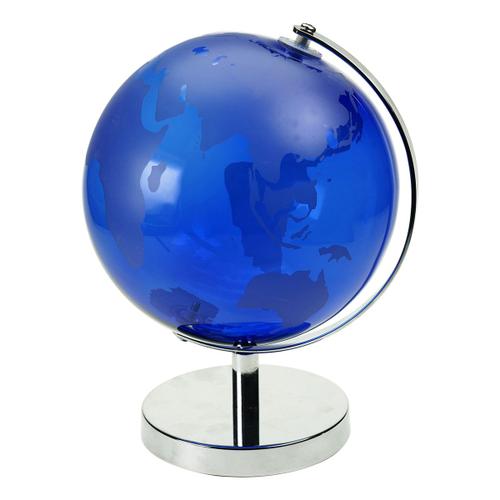 ORIGEN Home Decor Bola Globos Mundo Azul Redondo - 27x22x20cm<br /><br />