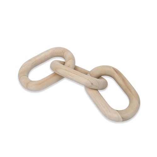 ORIGEN Home Decor Figura 3 Eslabones Varios Plateado 6x33x10cm - Diseño Único y Versátil<br /><br />
