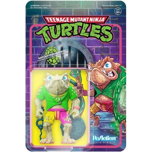Super7 - Teenage Mutant Ninja Turtles Reaction Wave 6 - Napoleon Bonafrog [Collectables] Action Figure, Figure, Collectible