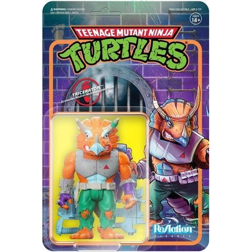 Super7 - Teenage Mutant Ninja Turtles Reaction Wave 6 - Triceraton [Collectables] Action Figure, Figure, Collectible