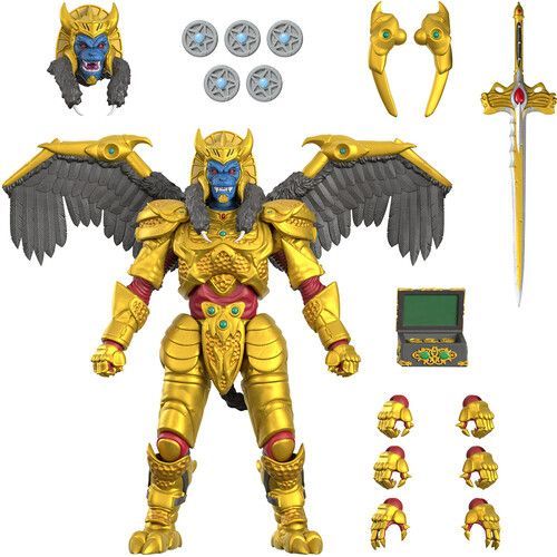 Super7 - Mighty Morphin Power Rangers Ultimates! Wave 1 - Goldar [Collectables] Action Figure, Figure, Collectible
