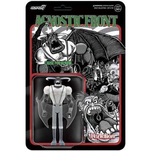 Agnostic Front - Super7 - Agnostic Front Reaction Figure - Eliminator (Grayscale) [Collectables] Action Figure, Figure, Collectible