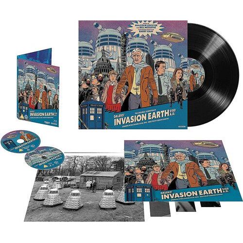 Daleks--Invasion Earth 2150 A.D. (Limited Collector's Edition) [Ultra Hd] Ltd Ed, With Blu-Ray, With Lp, Poster, Collector's Ed, Uk - Import