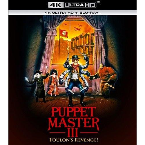 Puppet Master Iii: Toulon's Revenge [Ultra Hd] With Blu-Ray, 4k Mastering, Collector's Ed
