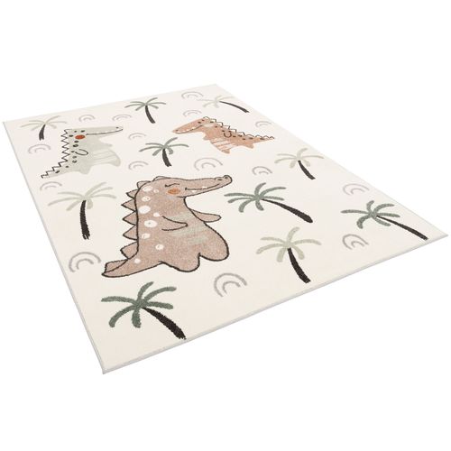 Pergamon Tapis Pour Enfants Softstar Kids Drôles De Dinos Colorée 120x170 Cm