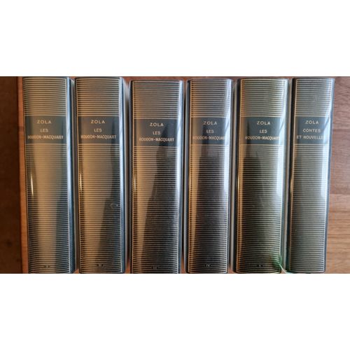 Emile Zola Les Rougons Maquards + Contes Et Nouvelles 6 Volumes