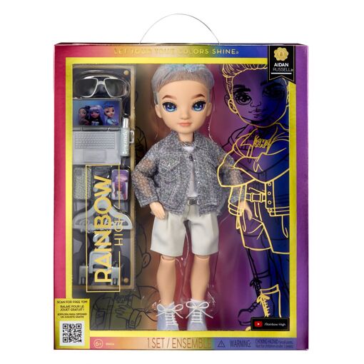 Rainbow High Rainbow High S23 Poupée Mannequin - Aidan Russell (Vio...