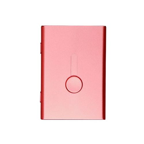 Porte-Cartes Ultra-Mince En Acier Inoxydable Étuis Pour Cartes De Visite Pour Hommes Et Femmes Boîte En Métal Élégante À Main Boîte Pour Cartes De Crédit