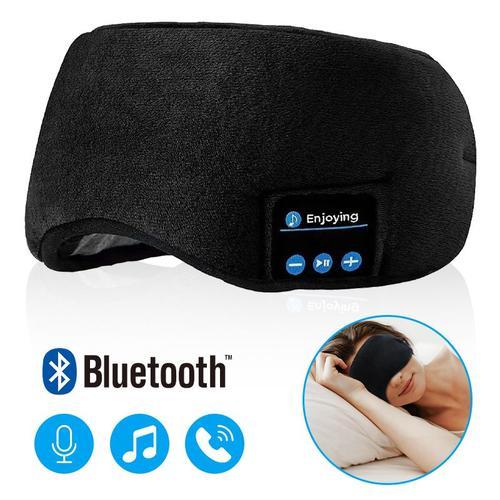 Casque de sommeil Bluetooth sans fil Bandeau de sport Écouteur élastique  doux
