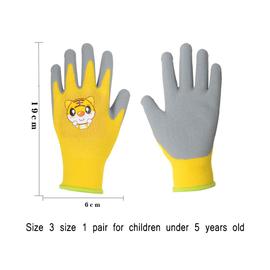 3 paires de gants de jardin mignons, gants de travail pour enfants, gants  de