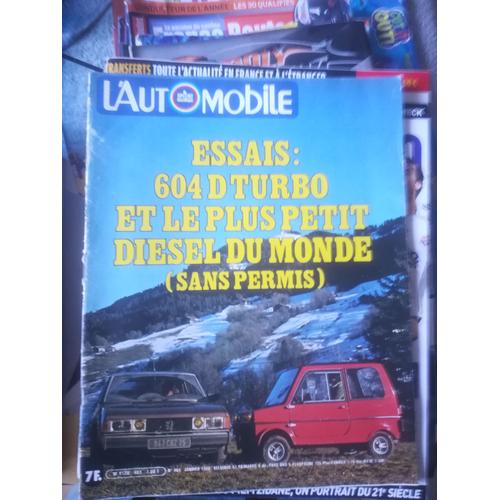 L Automobile Magazine 403 De 1980 Peugeot 604d Turbo,Caddy Disel,Fiat X1/9,Dome,Rac,Villeneuve,Ickx,Auto Union Type D,Kawasaki Z500,Leon,Chemarin