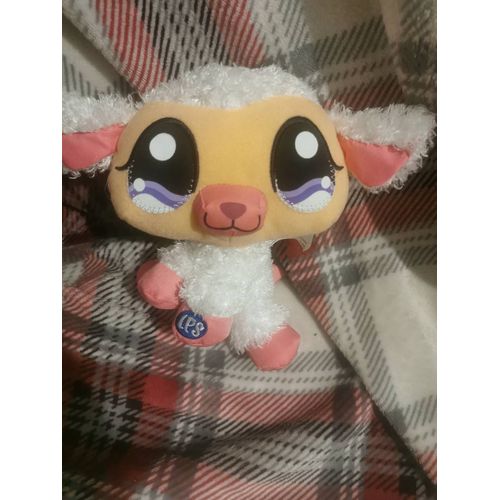 Doudou Peluche Mouton Lps Littlest Petshop Hasbro 2009