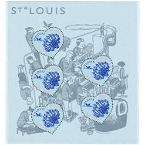 Bloc Timbres Coeurs 2022 Cristallerie St Louis