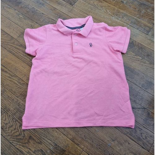 Polo Manche Courte Rose Okaidi Taille 8 Ans 