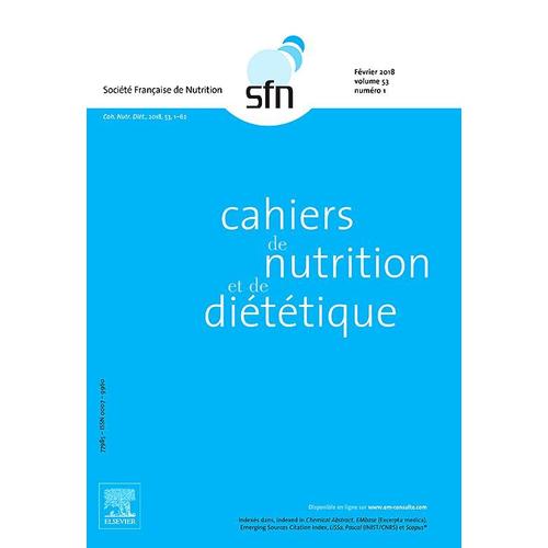 Cahiers De Nutrition Et De Diététique