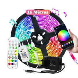 Led Strip light 5050 RGB 5m flexible étanche avec télécommande 16 couleurs  à prix pas cher