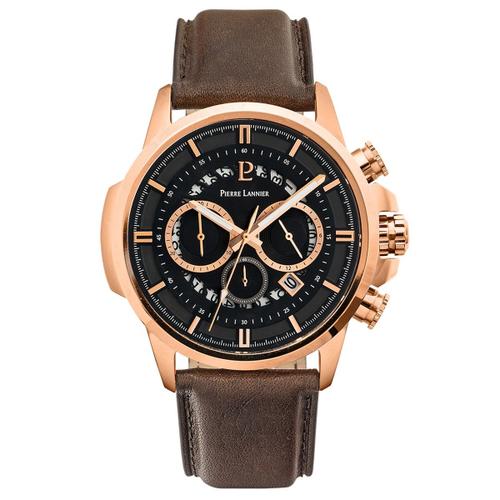 Montre Homme Pierre Lannier En Cuir Marron