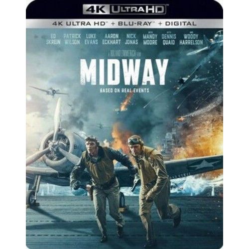 Midway [Ultra Hd] With Blu-Ray, 4k Mastering, Ac-3/Dolby Digital, Digital Cop