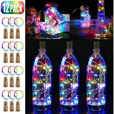 Bouchon Guirlande Leds Lumineuses pour Bouteille