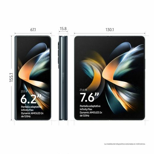 Samsung Galaxy Z Fold4 12/256GB Verde Libre + Cargador de Pared 25W