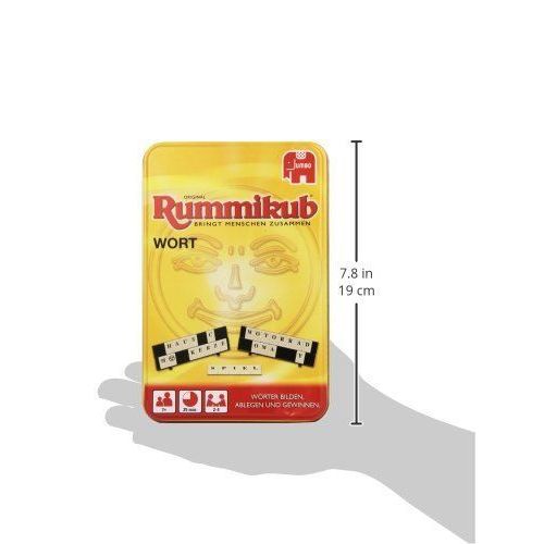 Jumbo Compatible Ori. Rummikub Wort Komp Metalldose | 03974