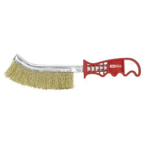 Brosse métallique tout usage en fil de laiton KS TOOLS, 250 mm (201.2302)