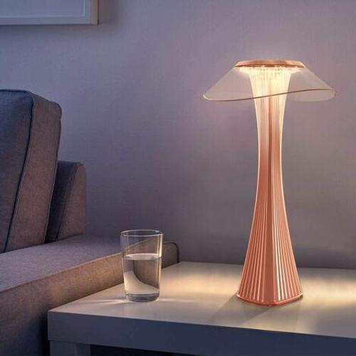 Lampe de Table Led en Cristal, Lampe de Chevet Moderne Sans Fil Tactile  Dimmable Avec Télécommande